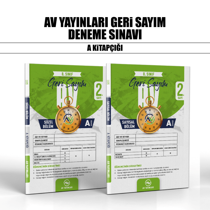 GERİ SAYIM AV YAY 08.SINIF DNM KLB SY/SZ 2-A - 26